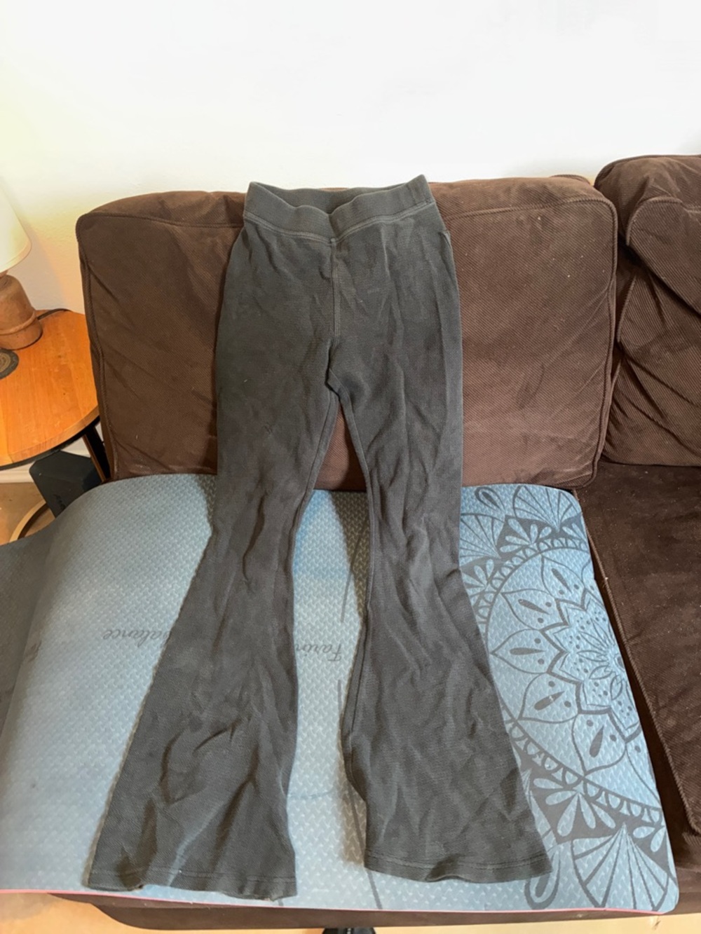 aerie Black Flared Lounge Pants